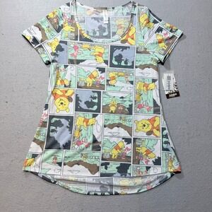 LuLaRoe × Disney Classic T – Winnie the Pooh Women's S, Comic Strip Graphic Tee‎